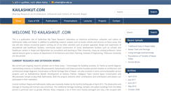 Desktop Screenshot of kailashkut.com
