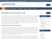 Tablet Screenshot of kailashkut.com